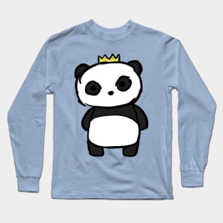 Pawsome Tiara Panda Long Sleeve T-Shirt